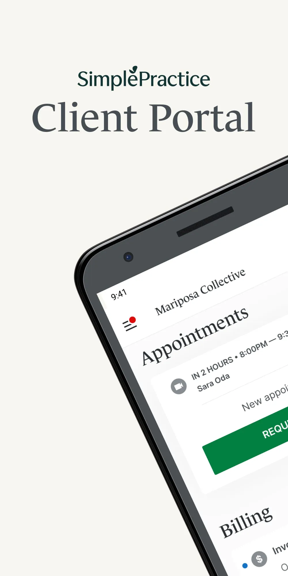 SimplePractice Client Portal
