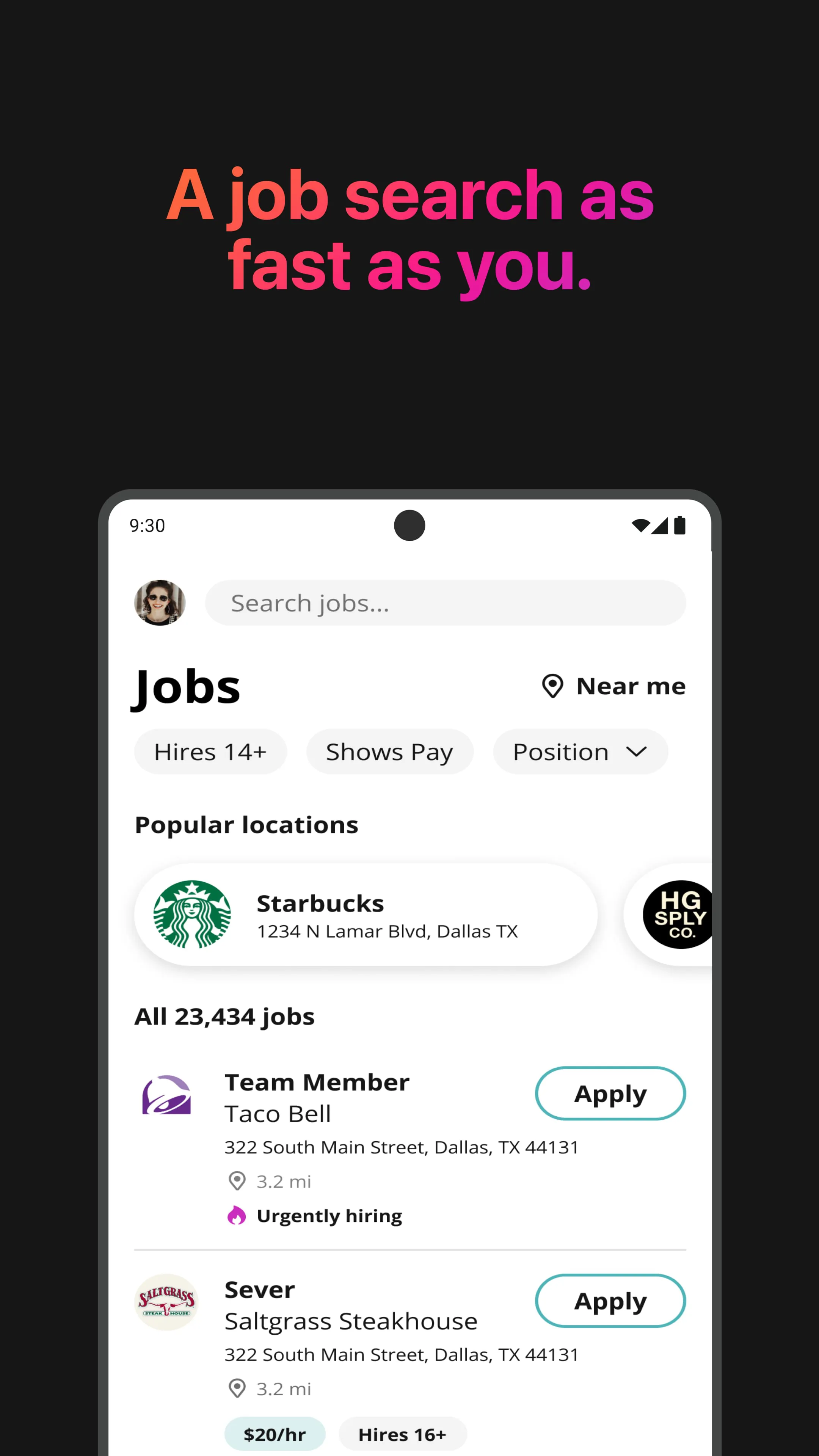 Seasoned Service Industry Jobs