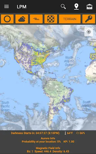 Light Pollution Map
