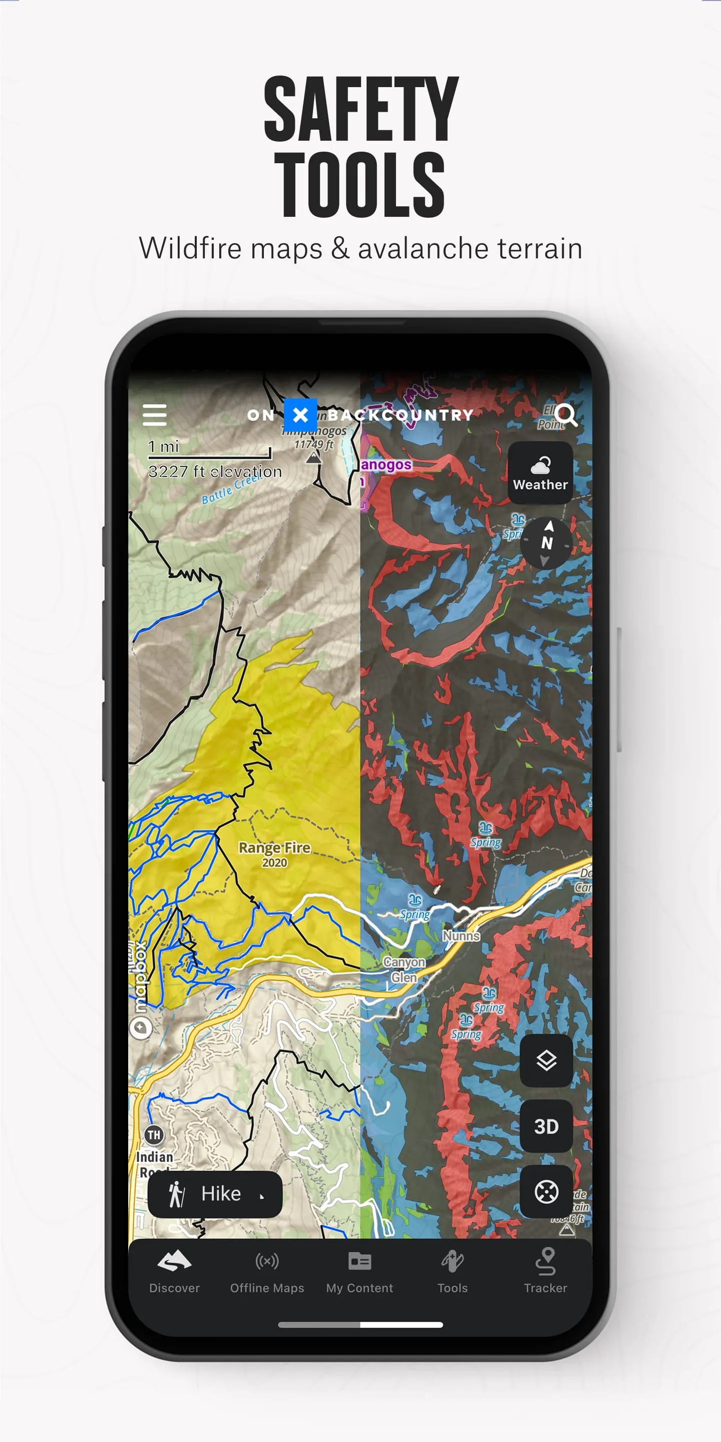 onX Backcountry Trail Maps GPS