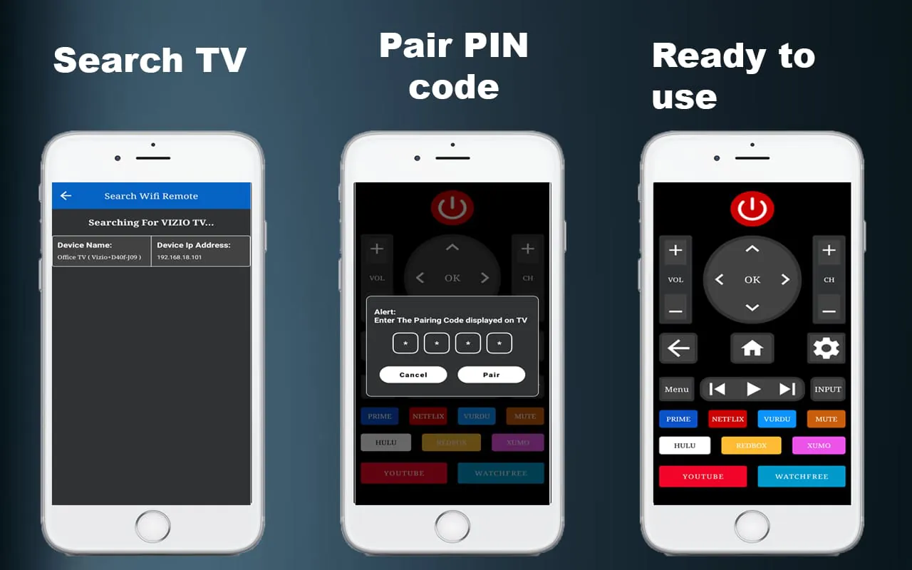 TV Remote for Vizio Smart TV