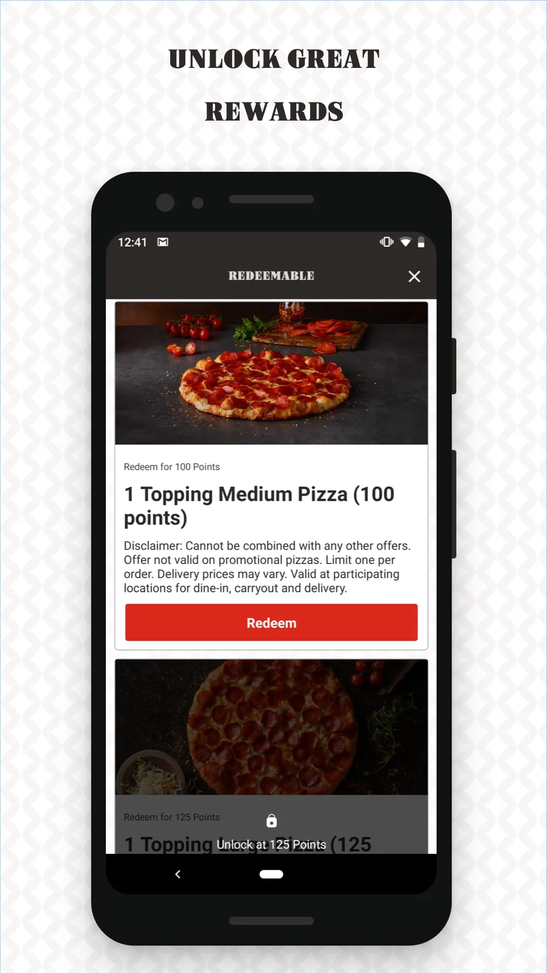 Round Table Pizza Rewards