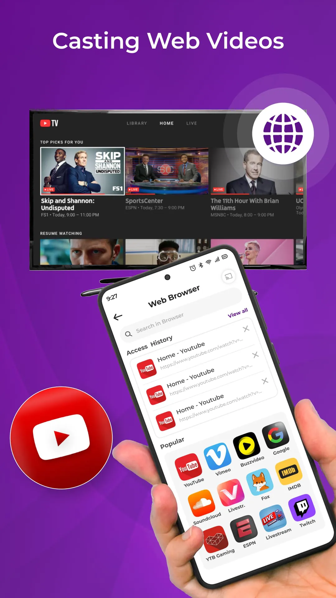 Cast for Roku | Screen Mirror