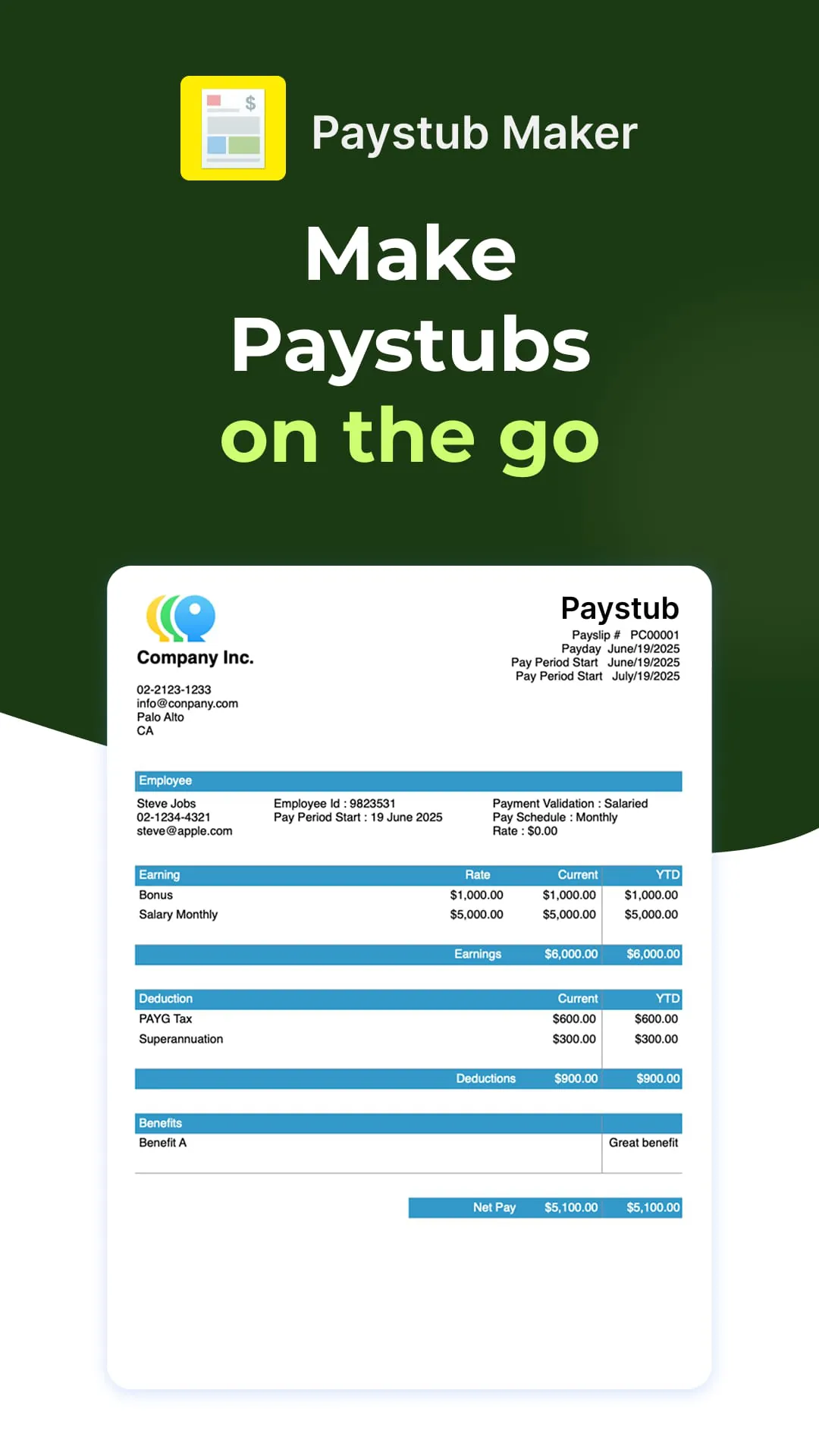 Paystub Maker