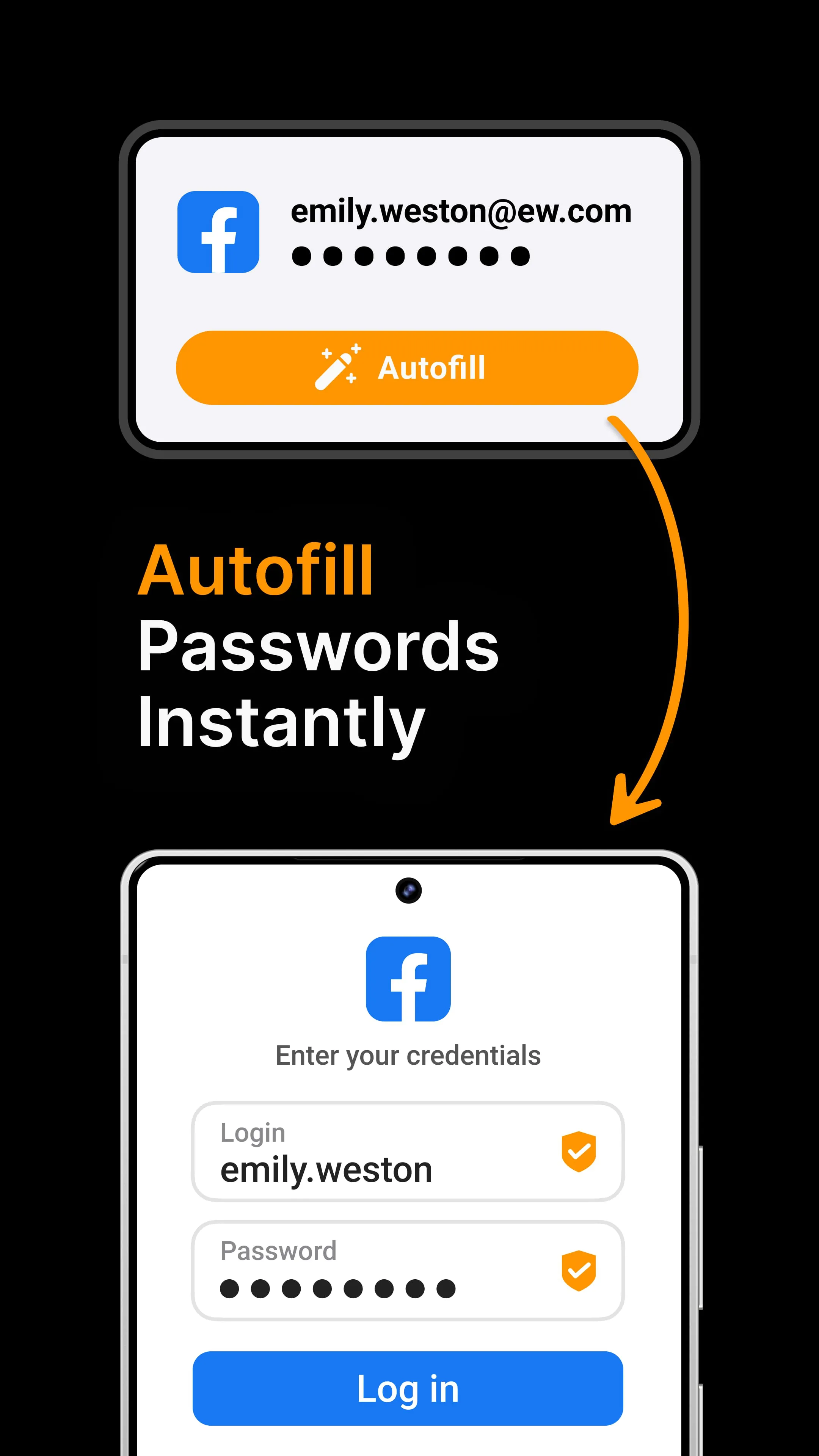 Passwords & passkeys－Safe