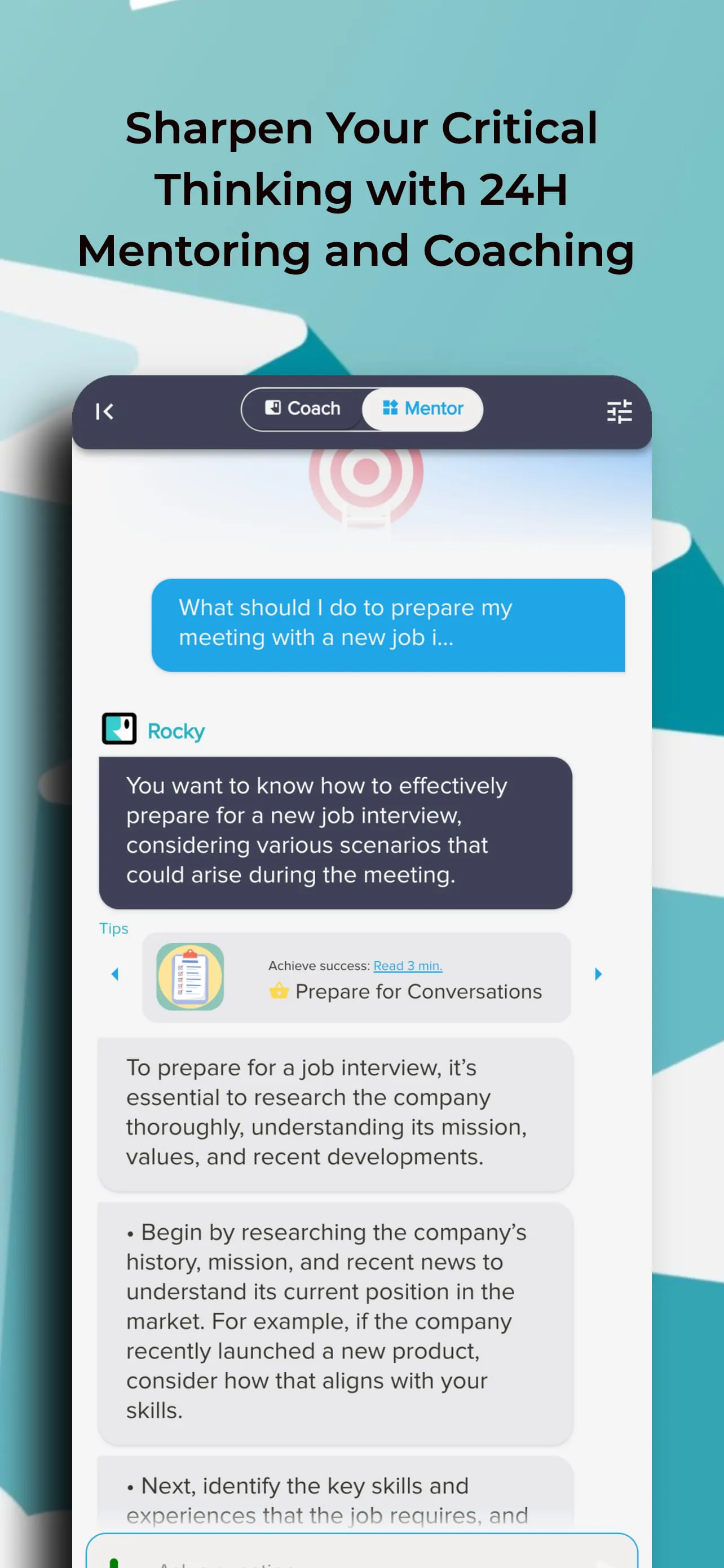 Growth Mindset AI Coach Rocky