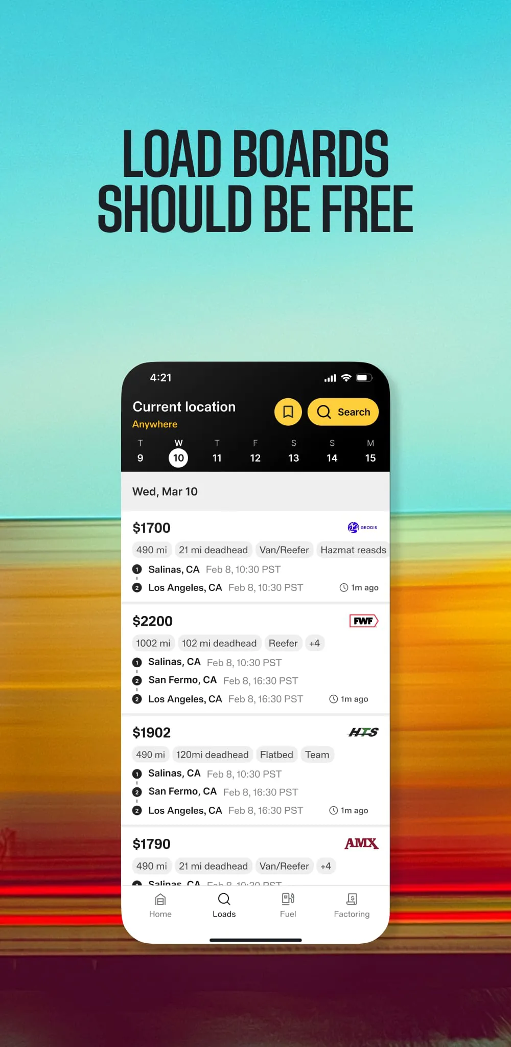 TruckSmarter Load Board & Fuel