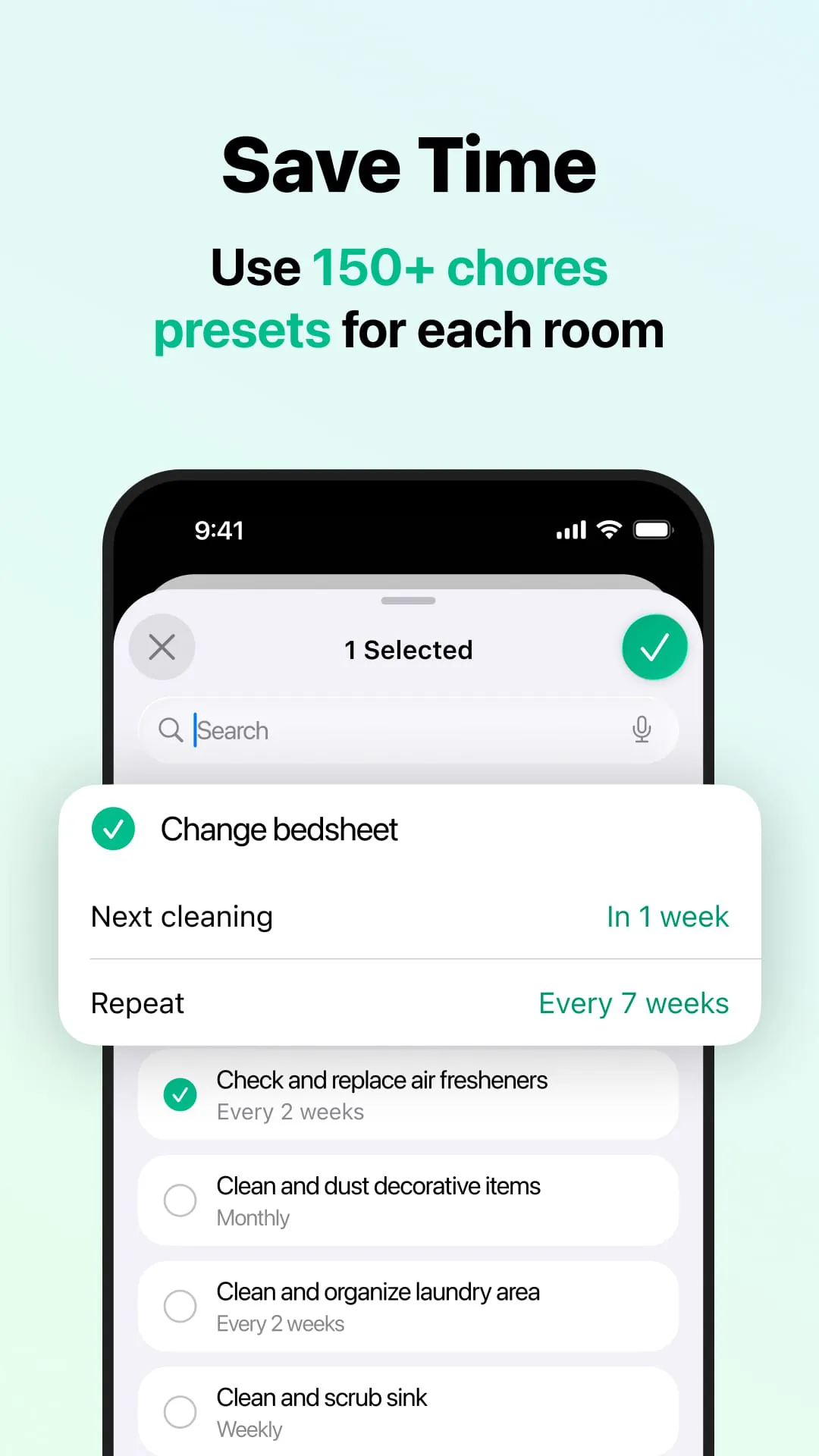 House Chores Cleaning Schedule
