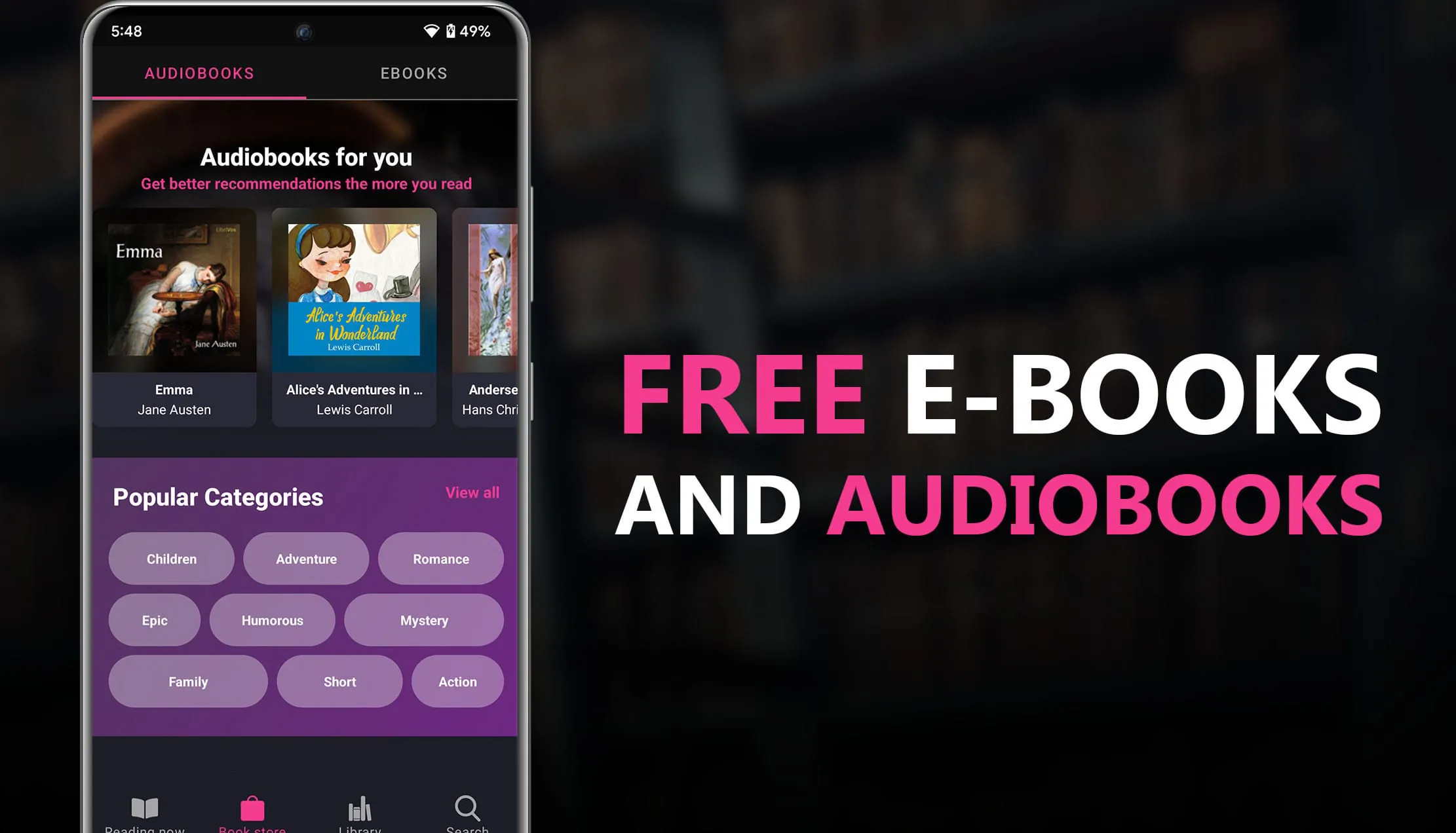 Open Audiobooks & E