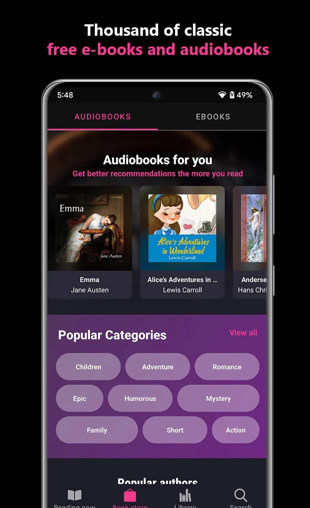 Open Audiobooks & E