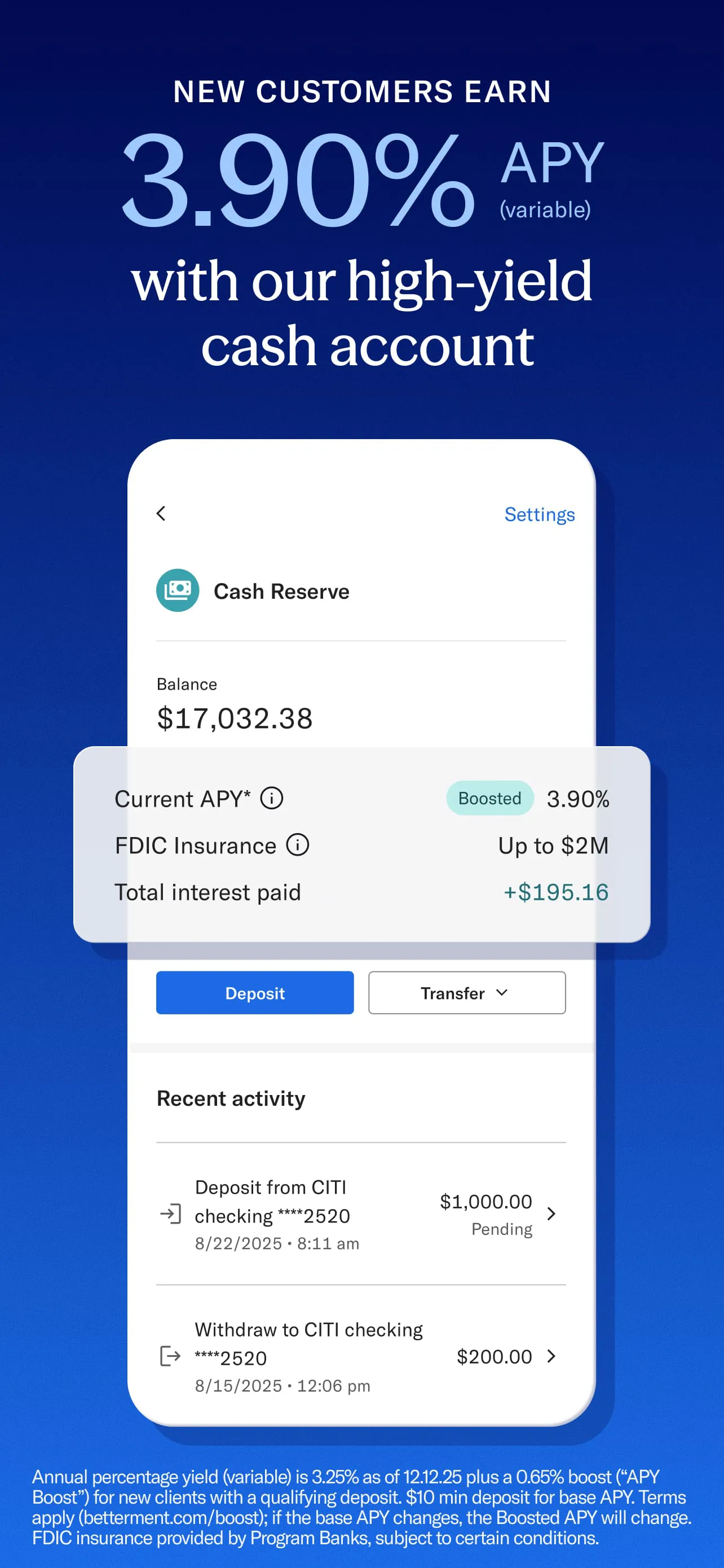 Betterment Invest & Save Money