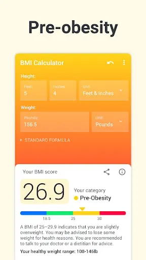 BMI Calculator Body Mass Index
