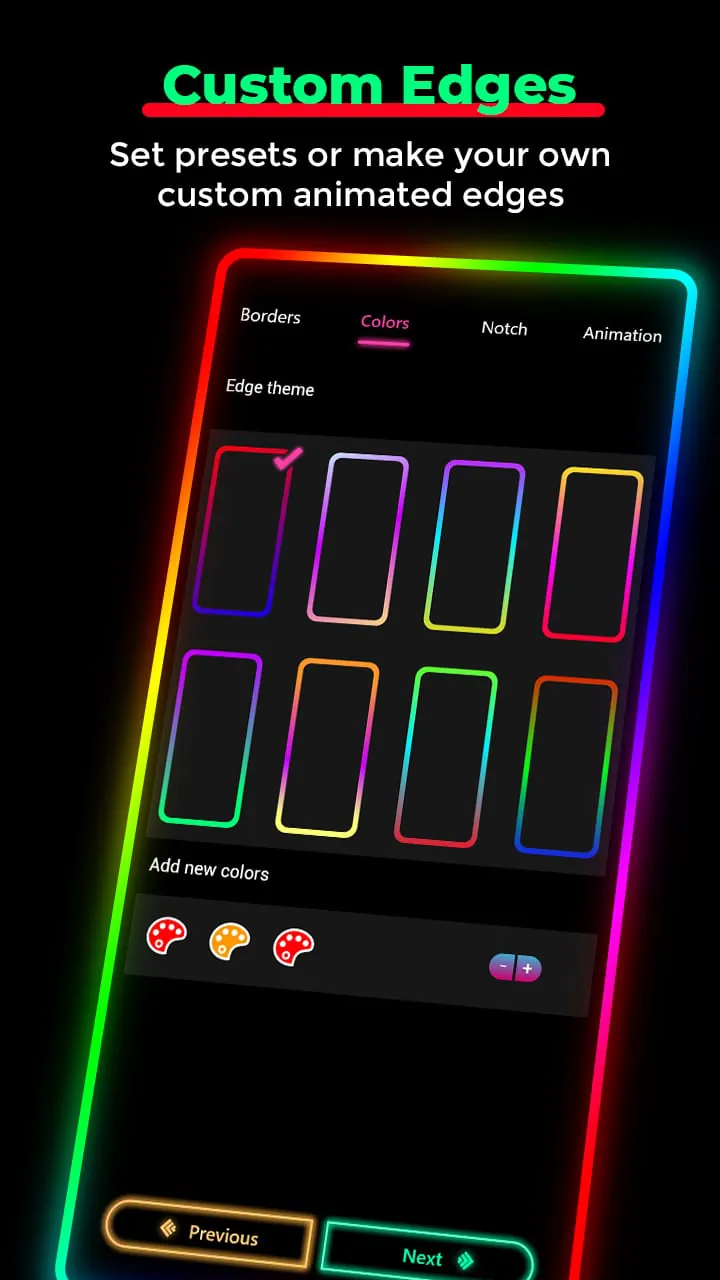 LED Borderlight live Wallpaper