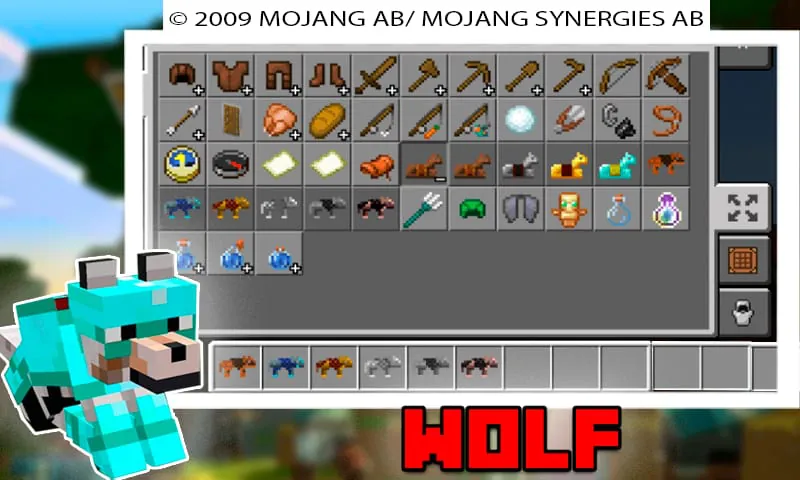 Wolf Armor Mod for Minecraft