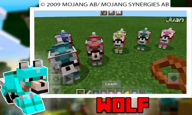 Wolf Armor Mod for Minecraft