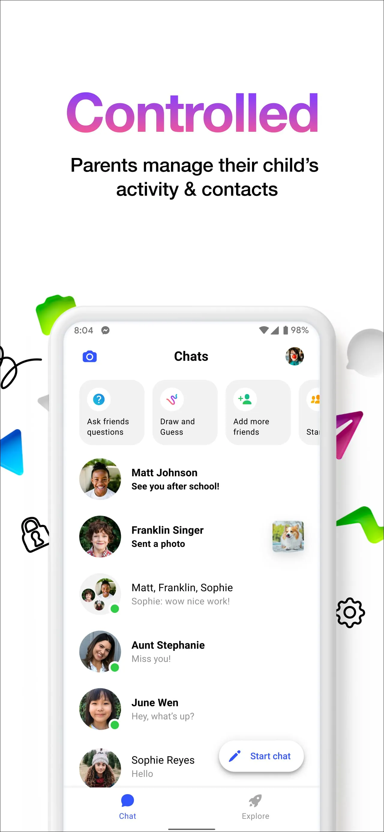 Messenger Kids – The Messaging