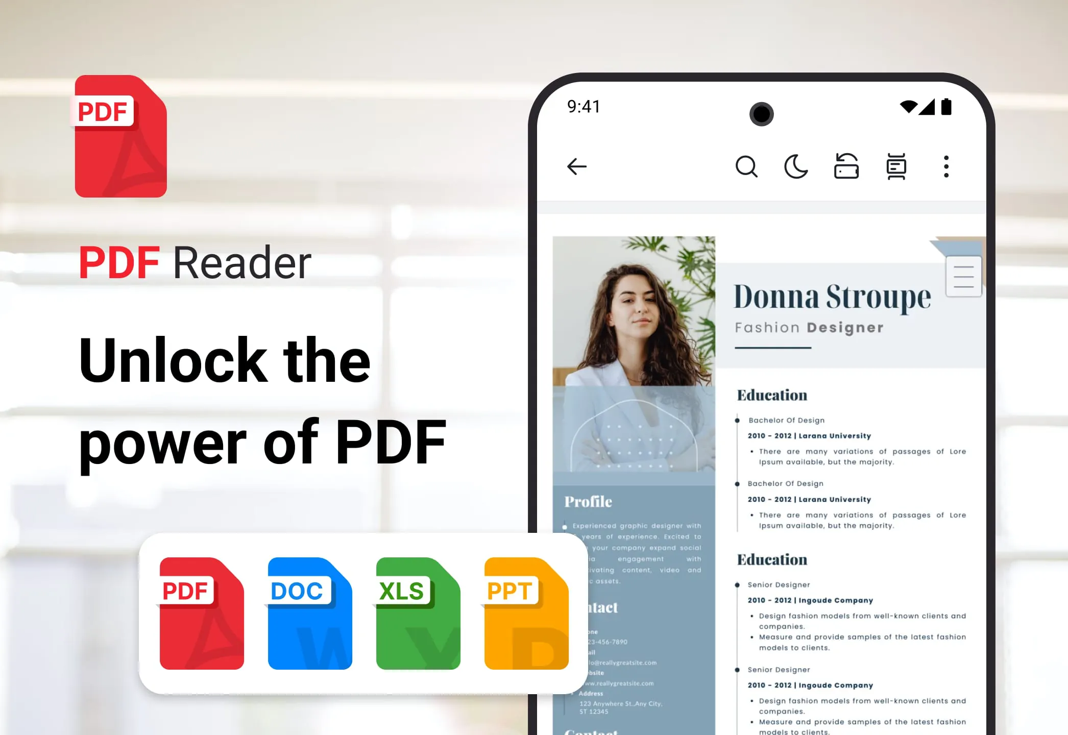 PDF Reader and PDF Editor