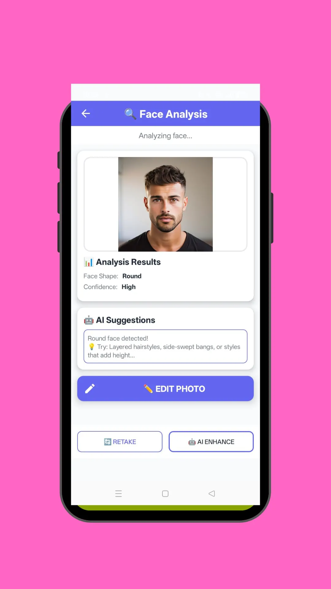 Man Hairstyle Photo Editor