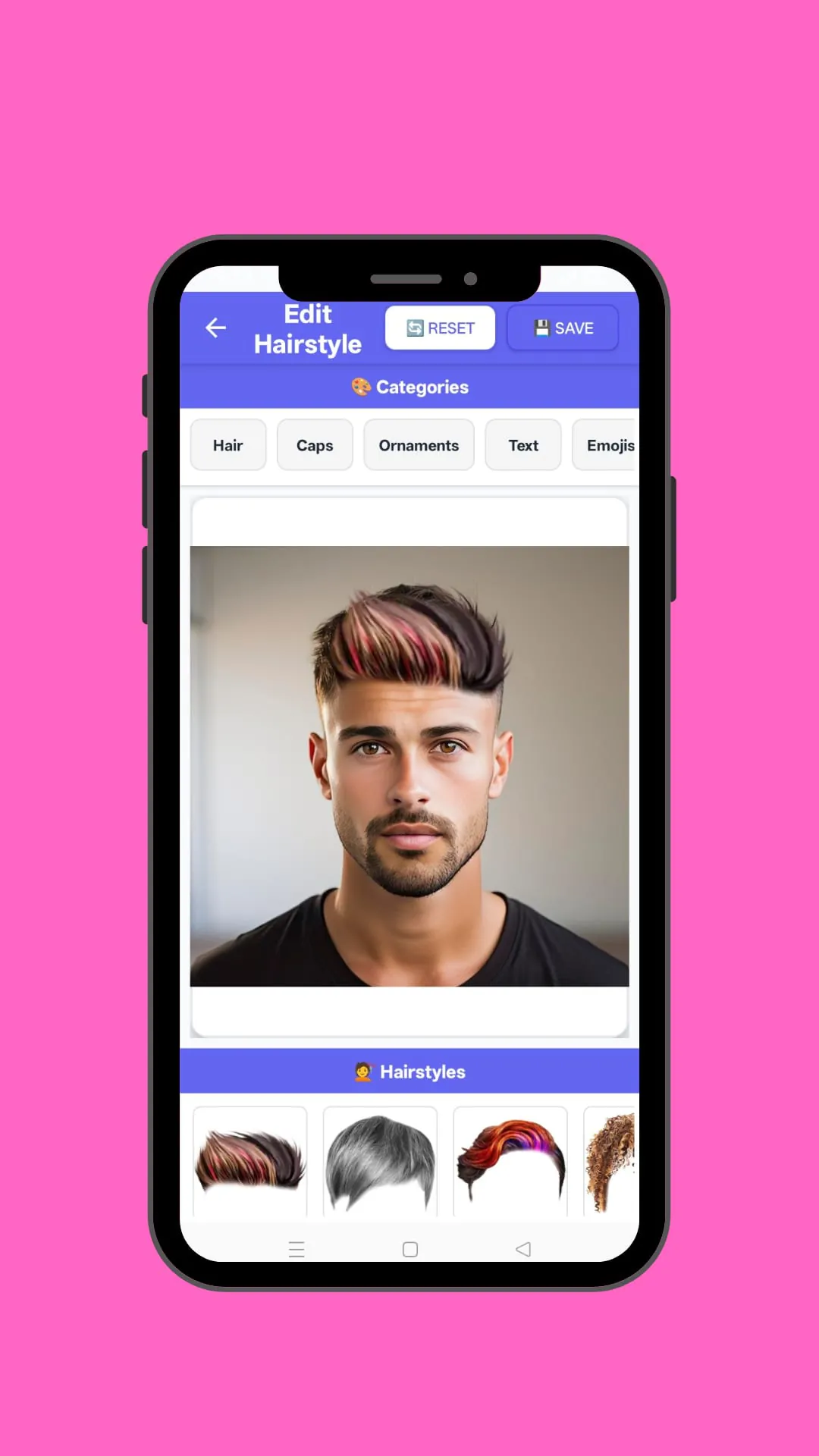 Man Hairstyle Photo Editor