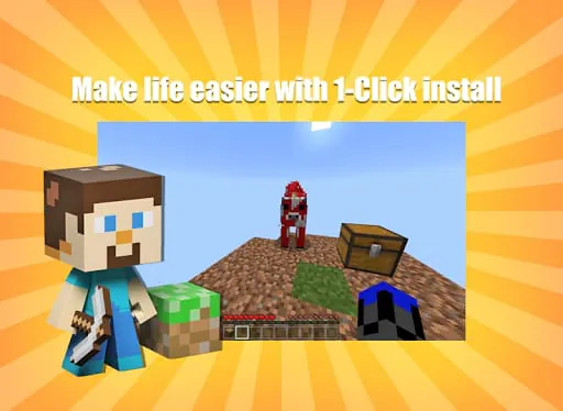 One Block Survival Map for Min