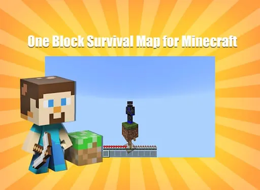 One Block Survival Map for Min