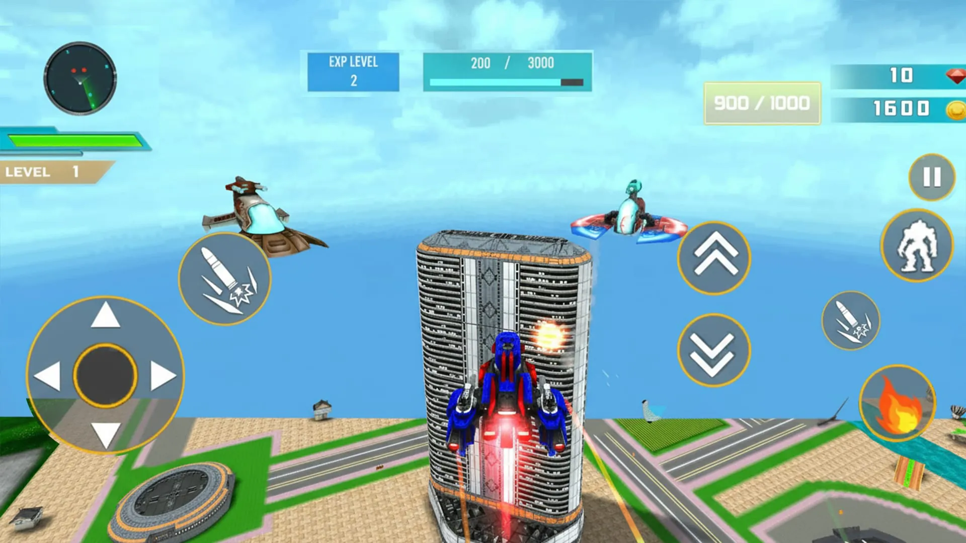 Space Robot Transform Games 3D