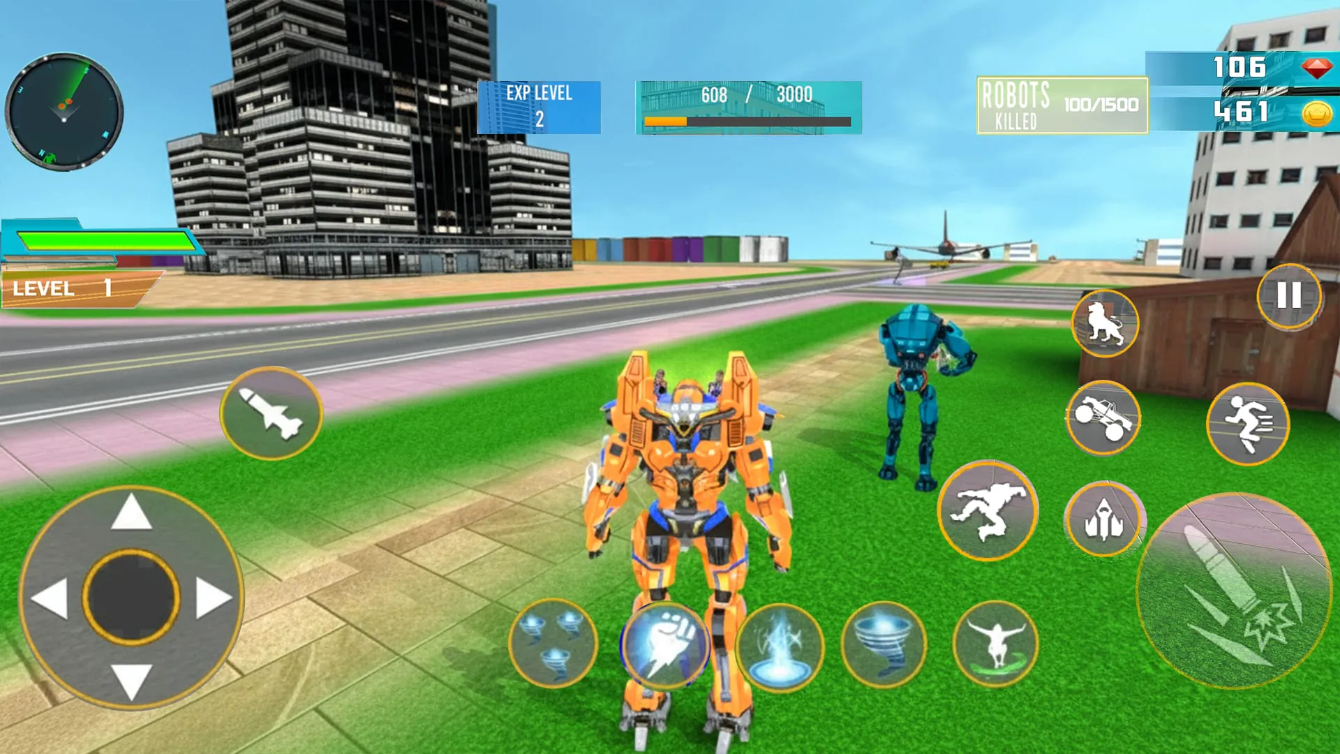 Space Robot Transform Games 3D