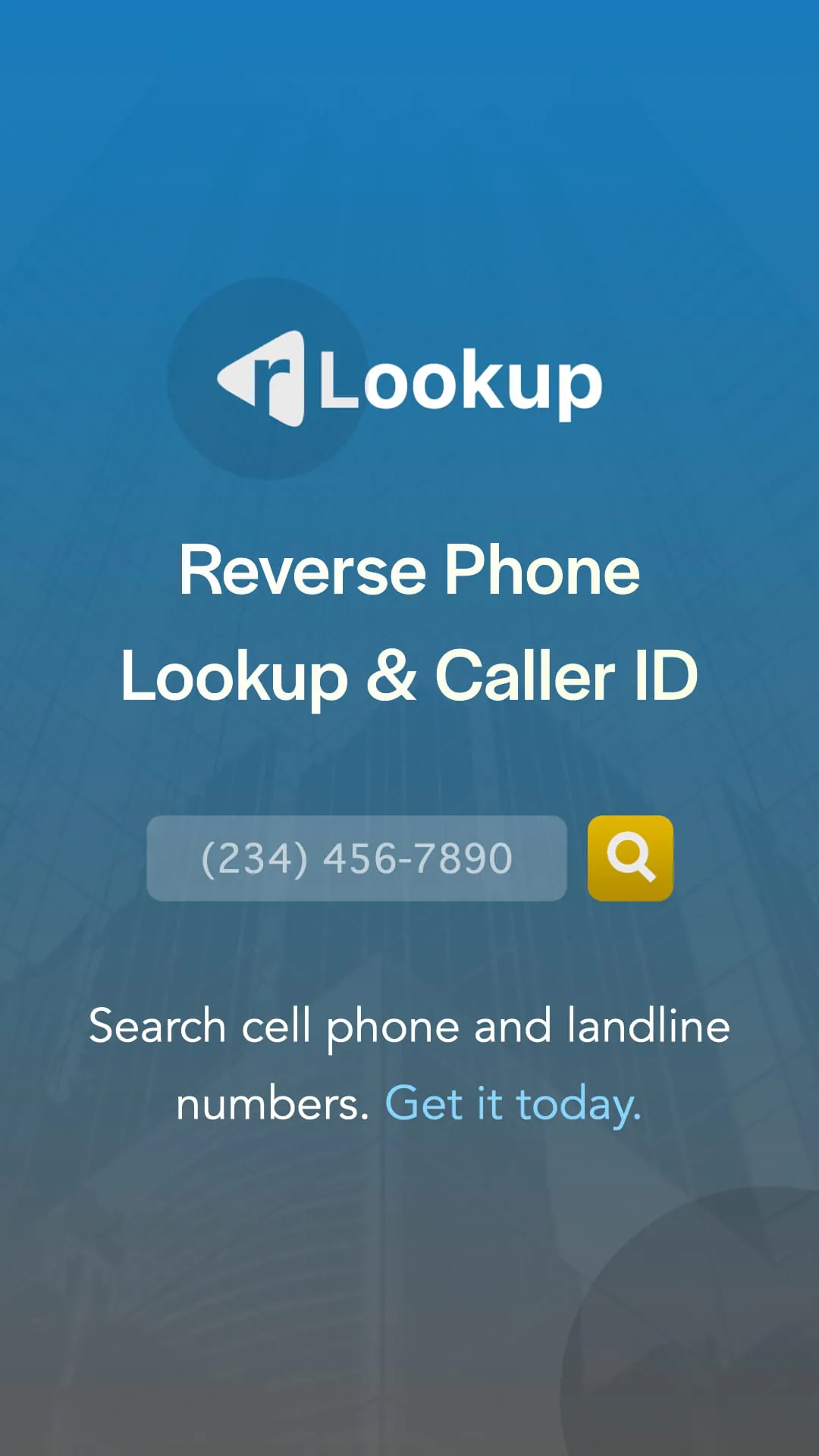 Reverse Phone Lookup — rLookup