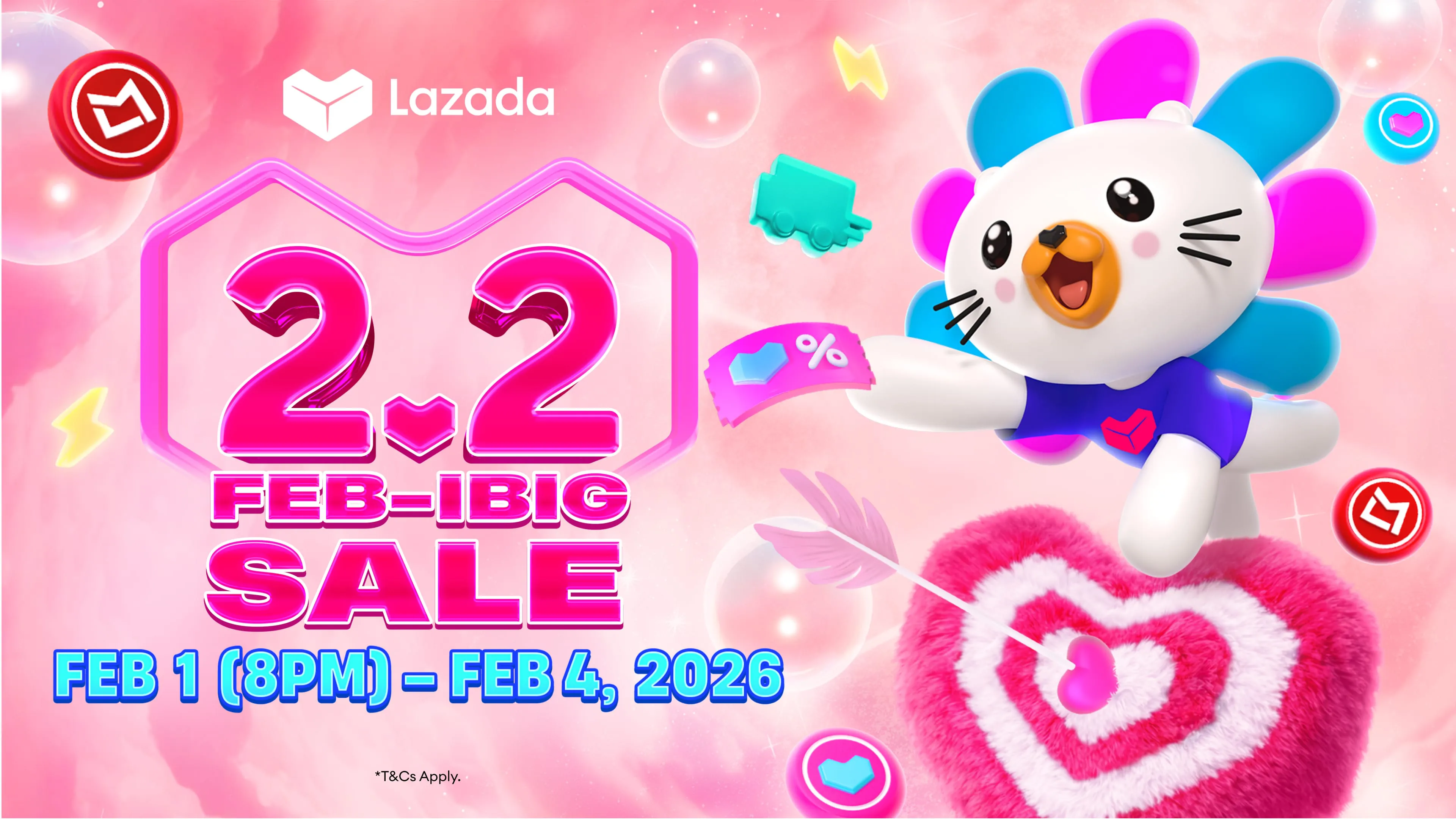 Lazada 2.2 Campaign Sale