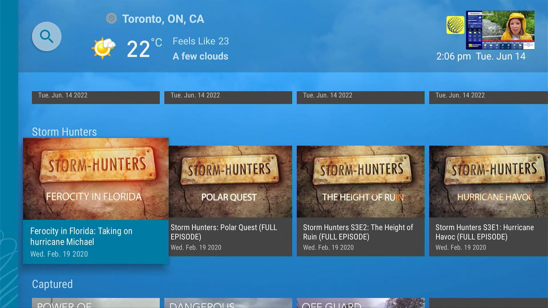The Weather Network TV App