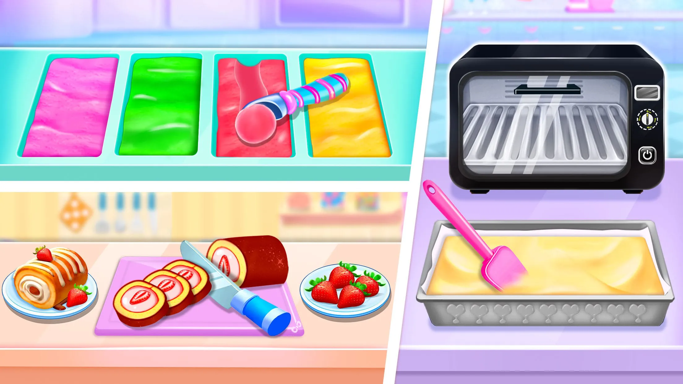Sweet IceCream Cake Maker Game
