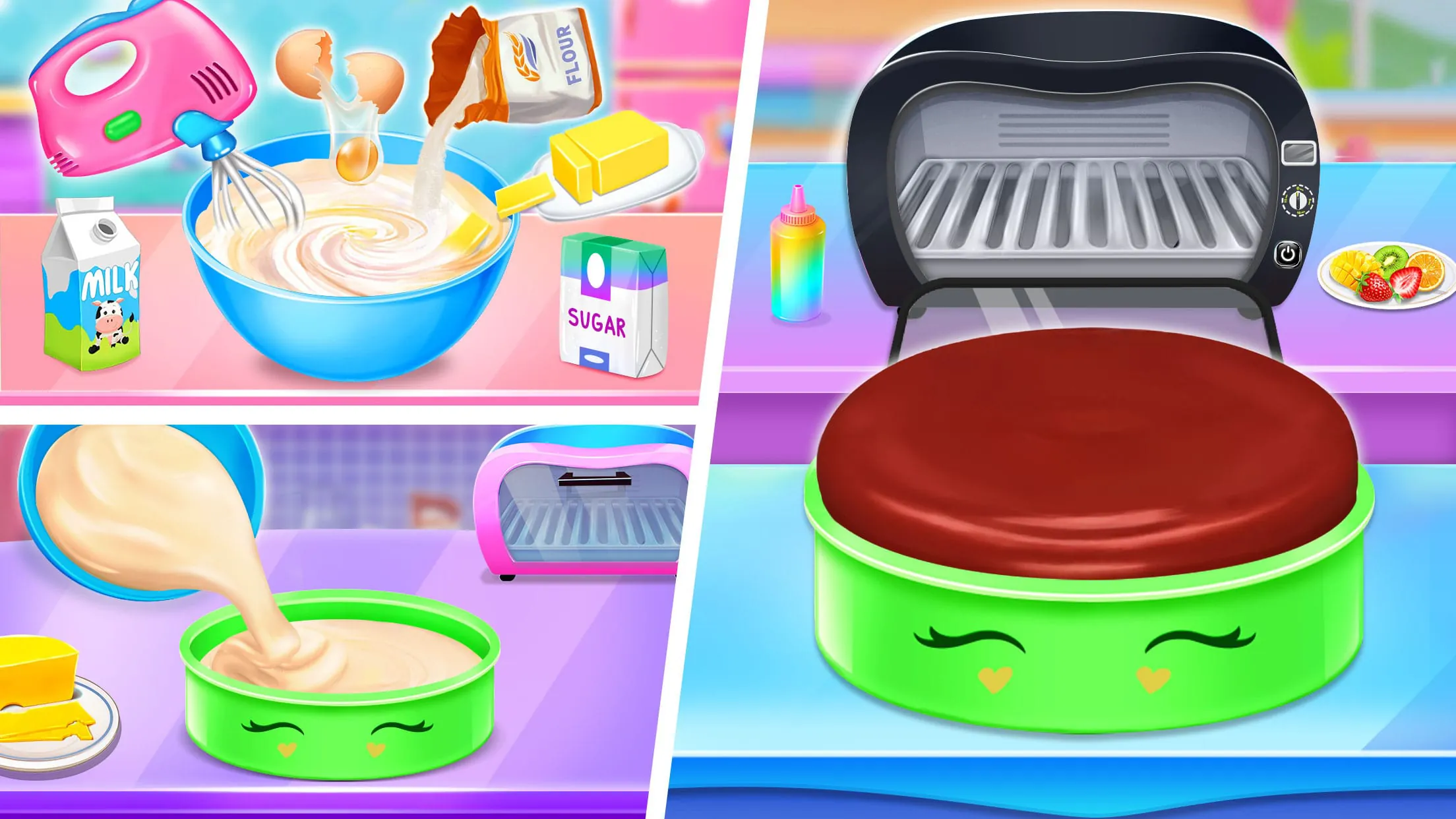 Sweet IceCream Cake Maker Game