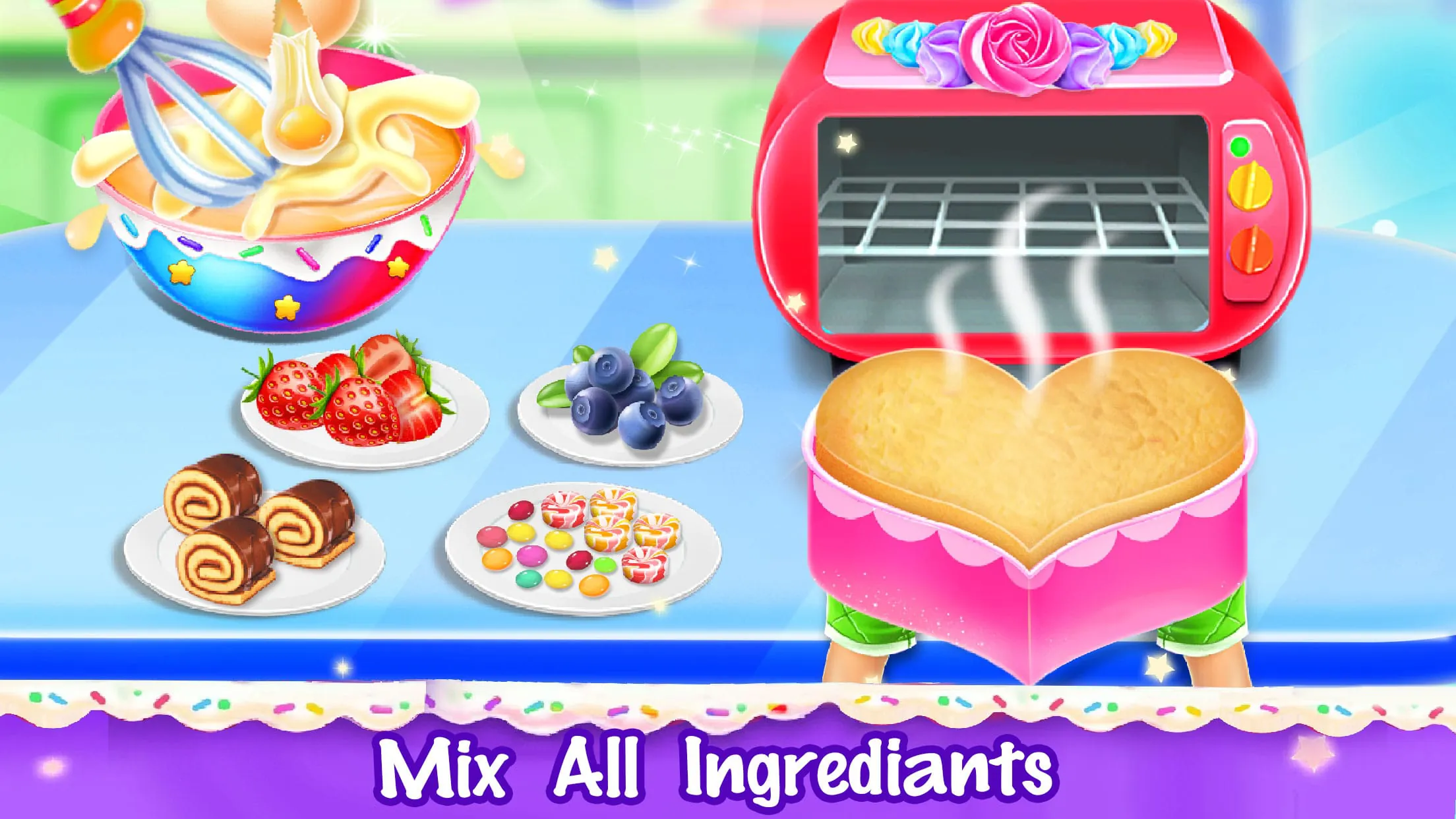 Sweet IceCream Cake Maker Game