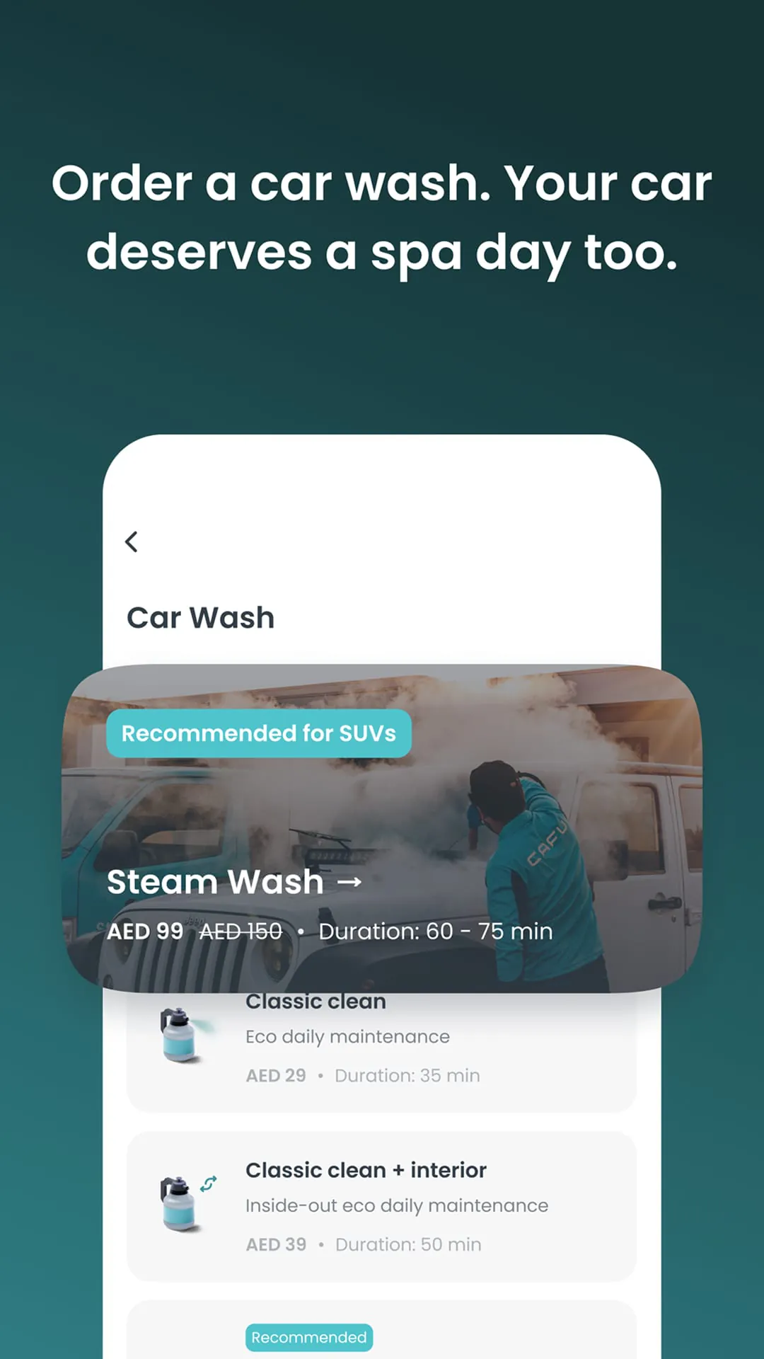 CAFU Fuel & Car Service To You