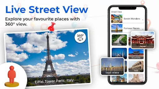 Street View Map Navigation App