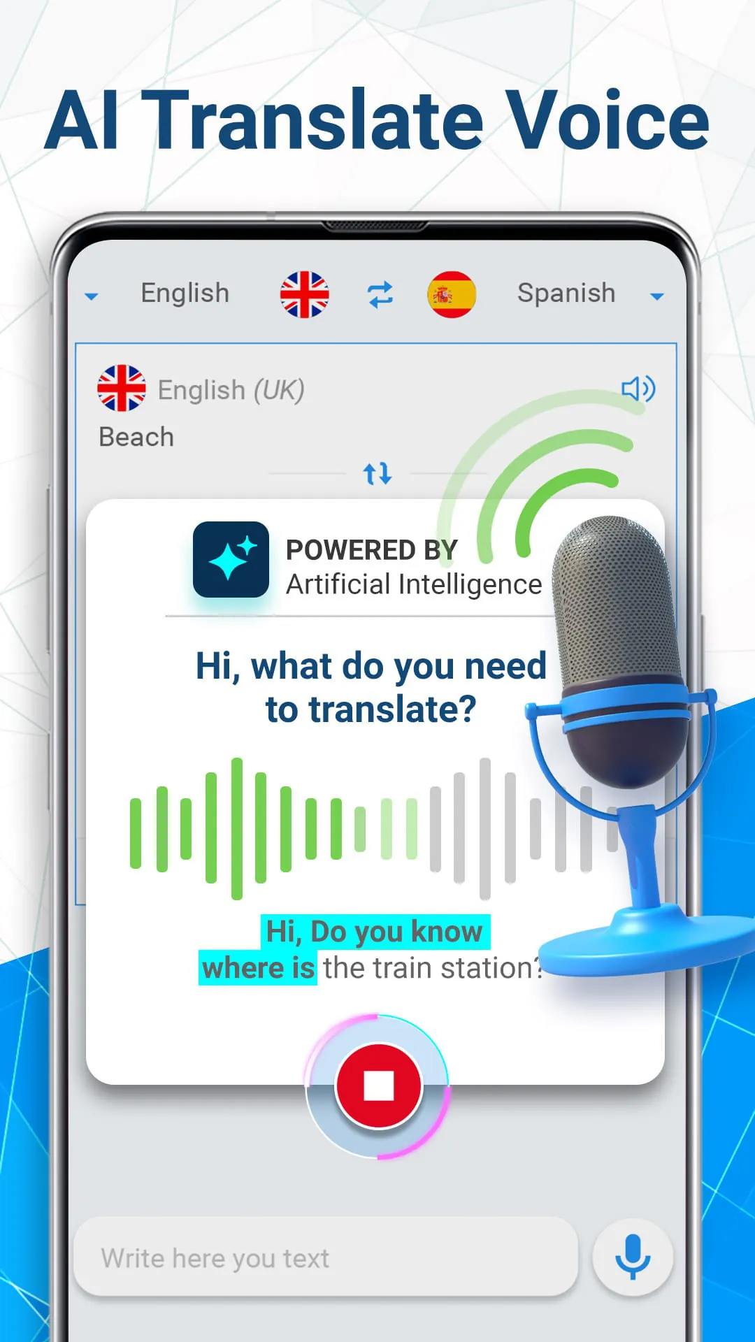 AI Translate Voice Translator