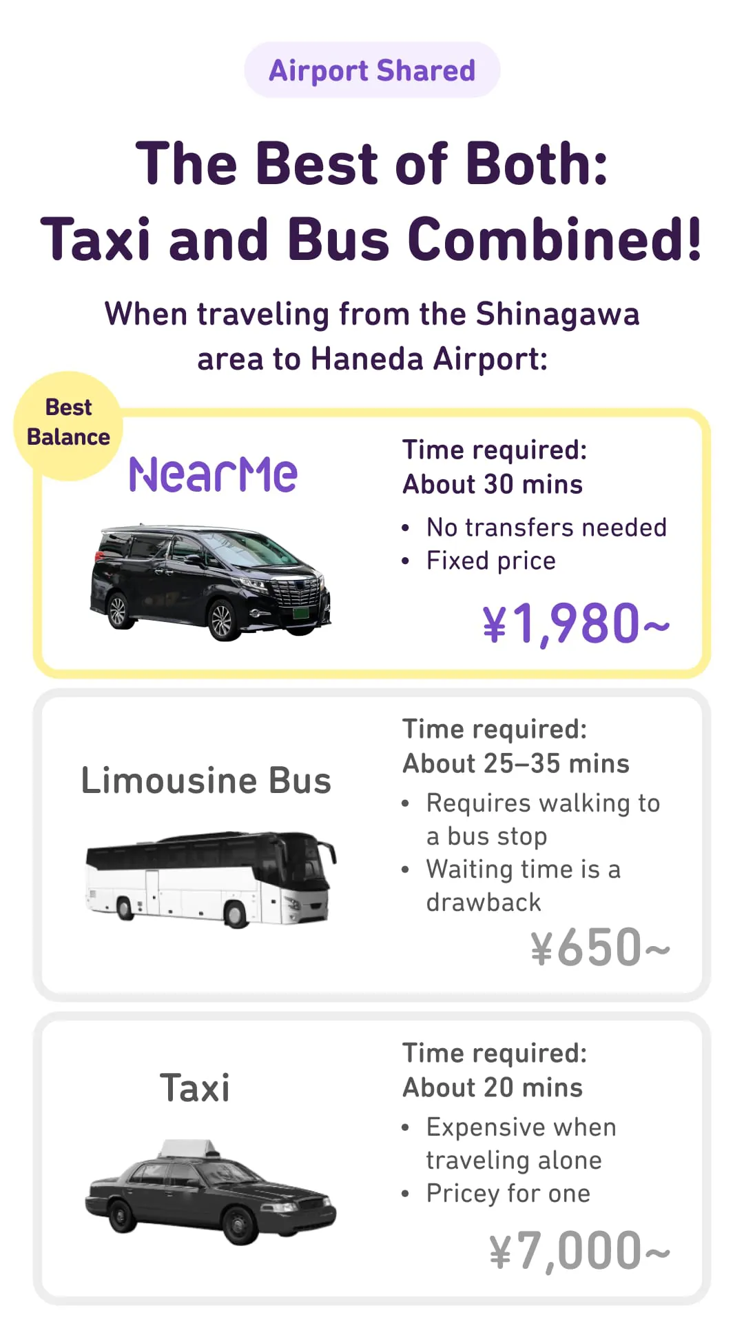 NearMe Airport Taxi Transfer