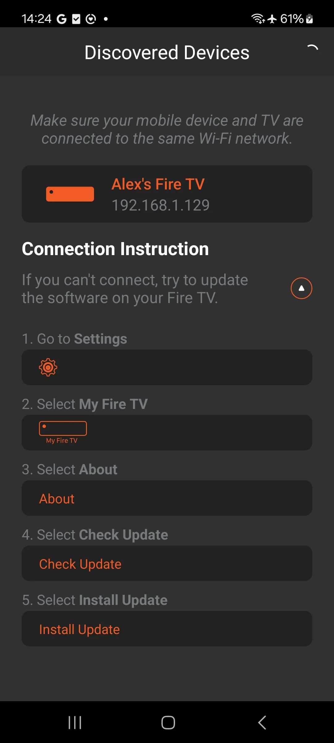 Remote for Firestick & Fire TV