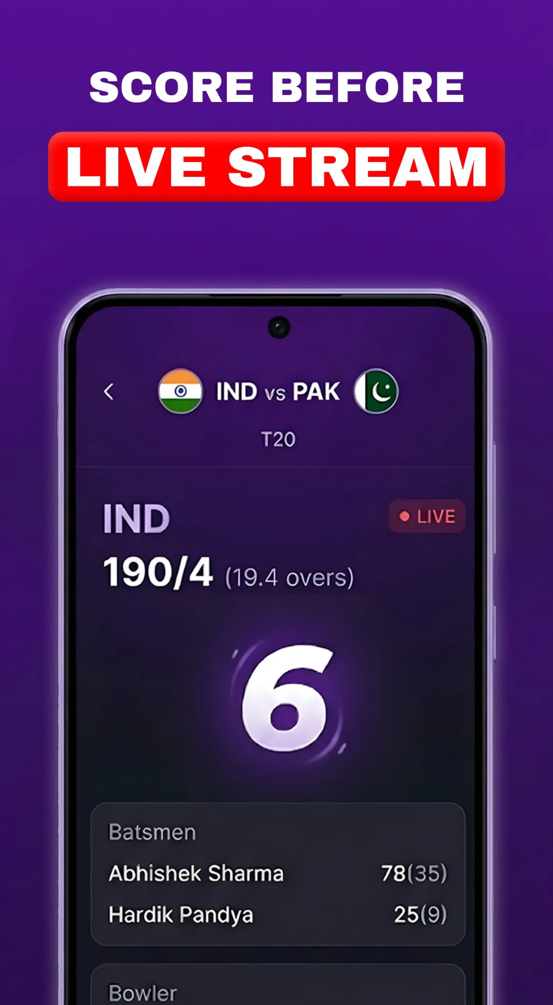 Cricket Live Score