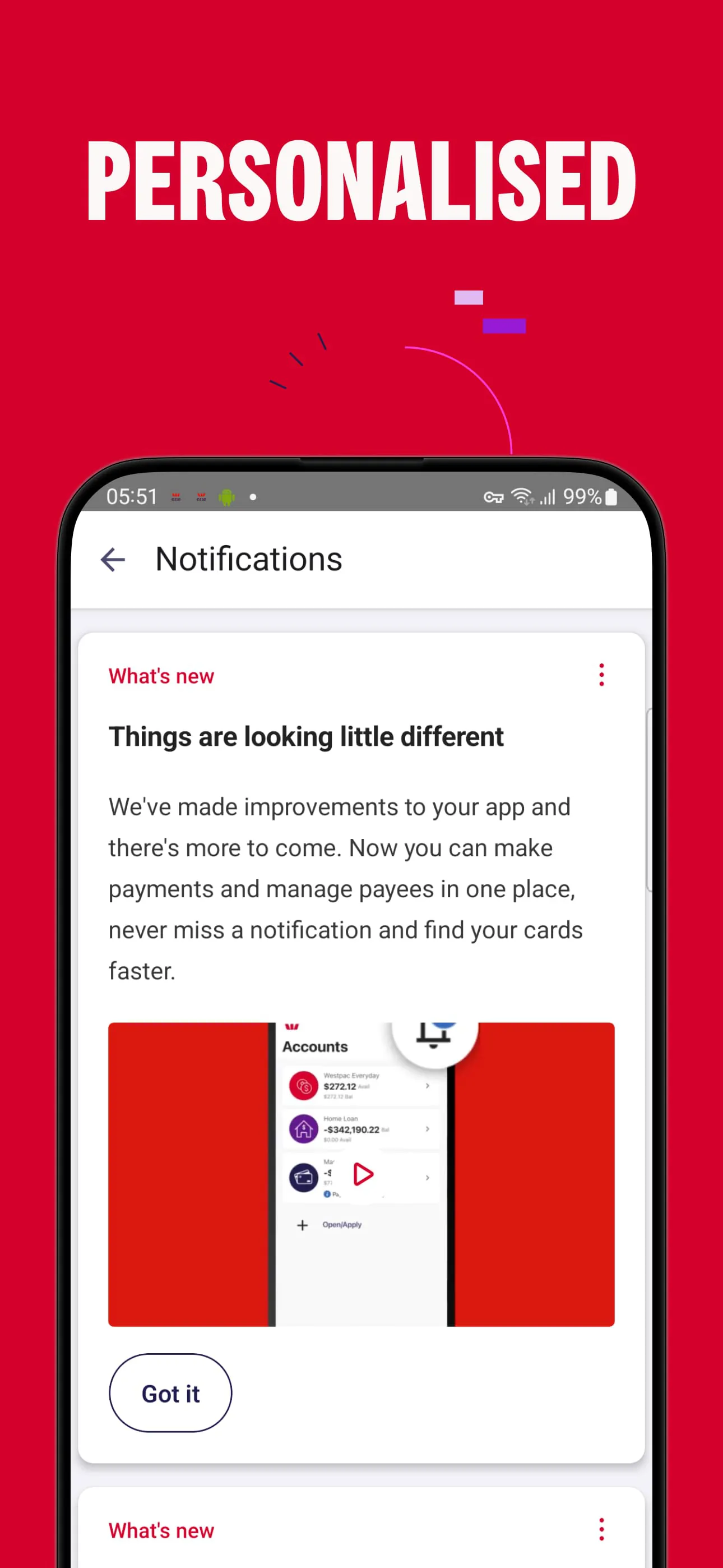 Westpac One NZ Mobile Banking