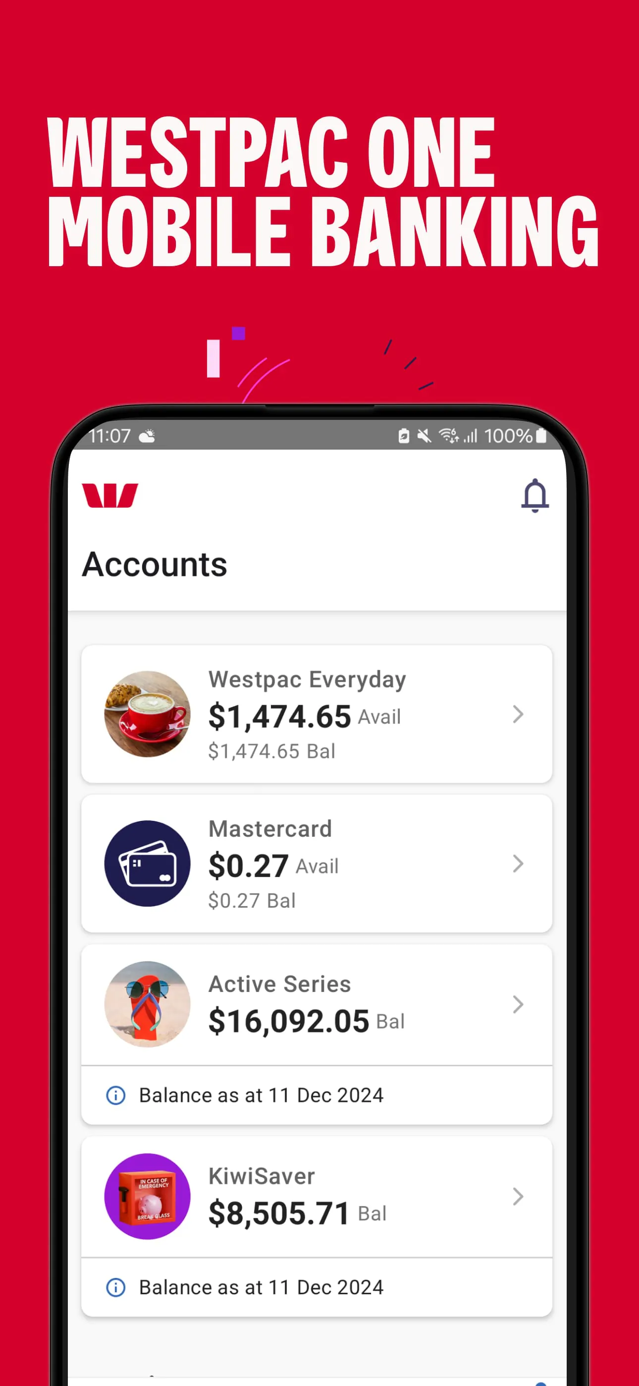 Westpac One NZ Mobile Banking