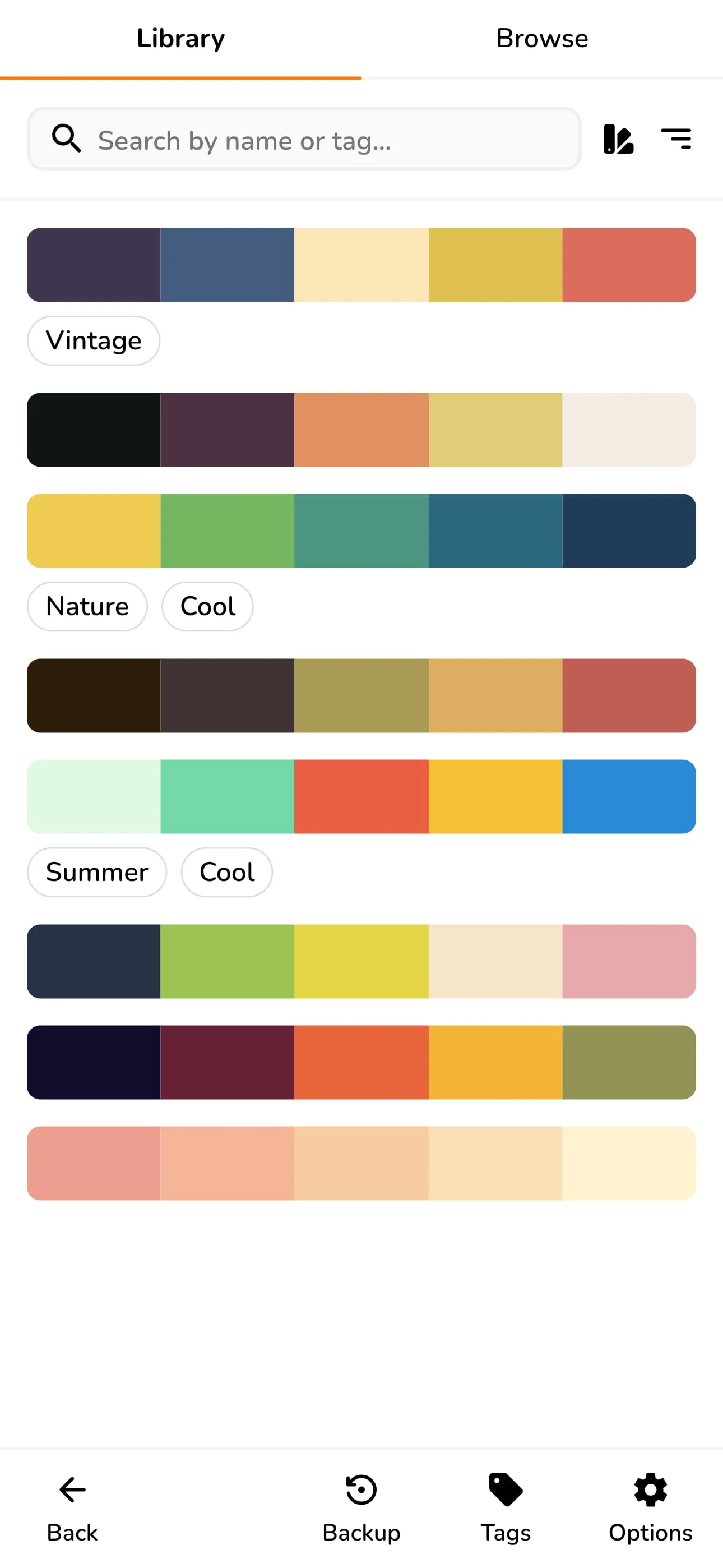 Pigments Color Palette Creator