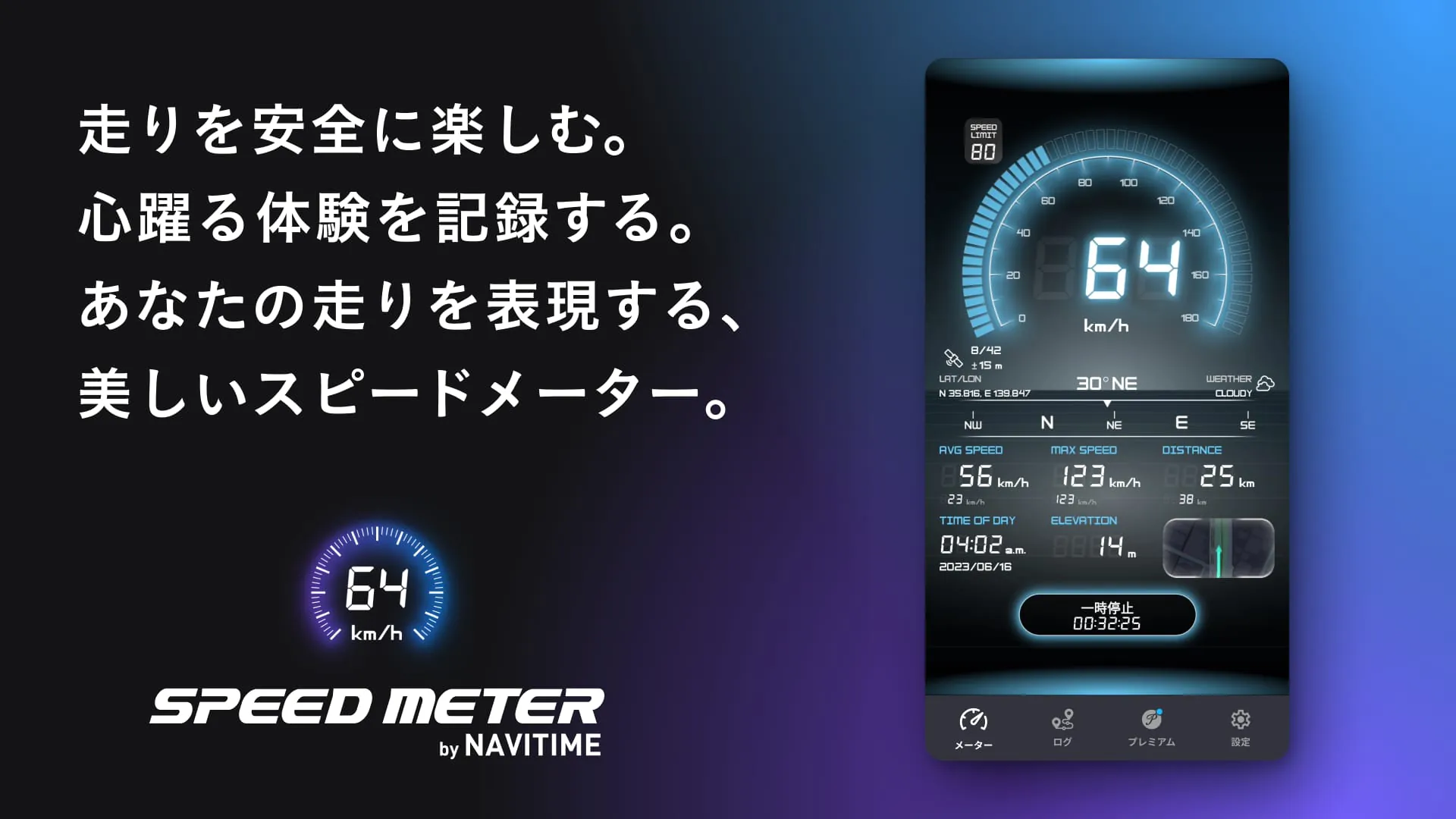 SPEED METER by NAVITIME