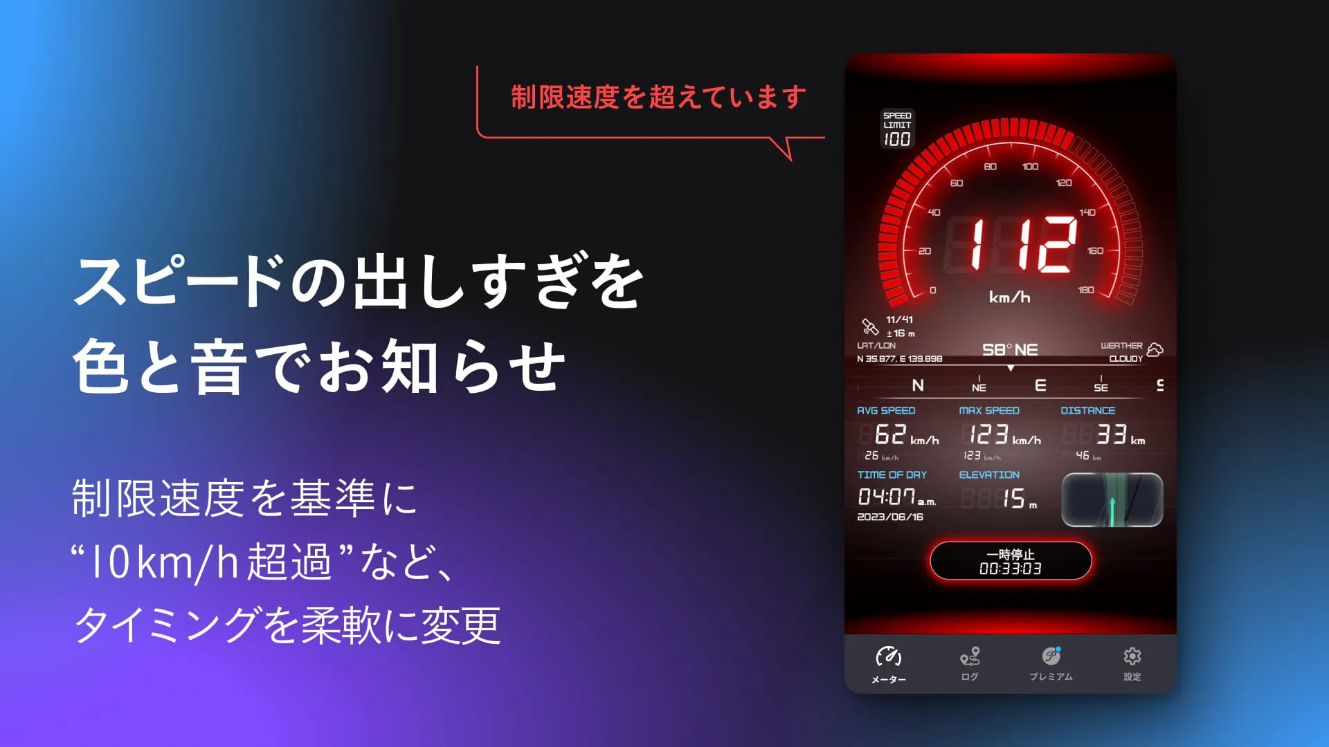 SPEED METER by NAVITIME