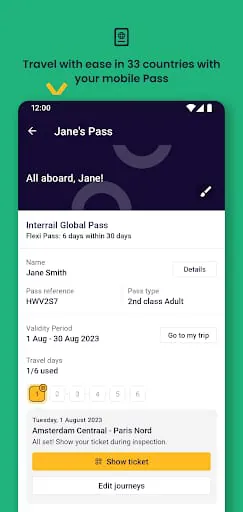 Eurail/Interrail Rail Planner