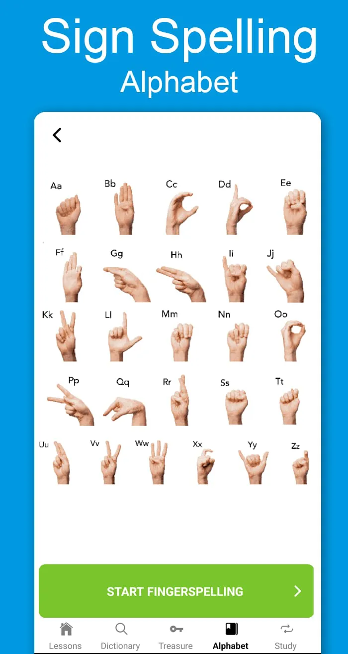 Sign Language ASL Pocket Sign