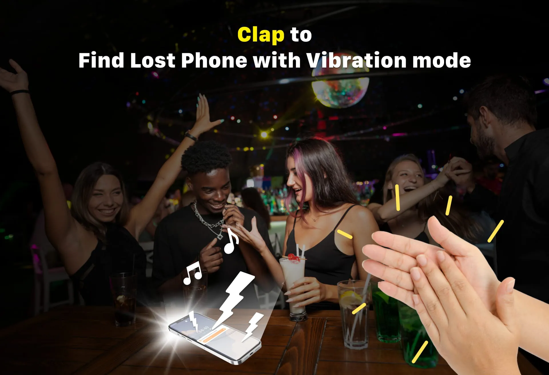 Find My Phone by Clap or Flash