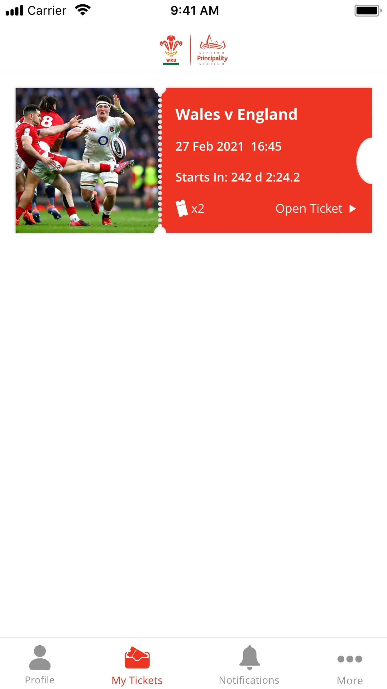 Principality Stadium Ticketing