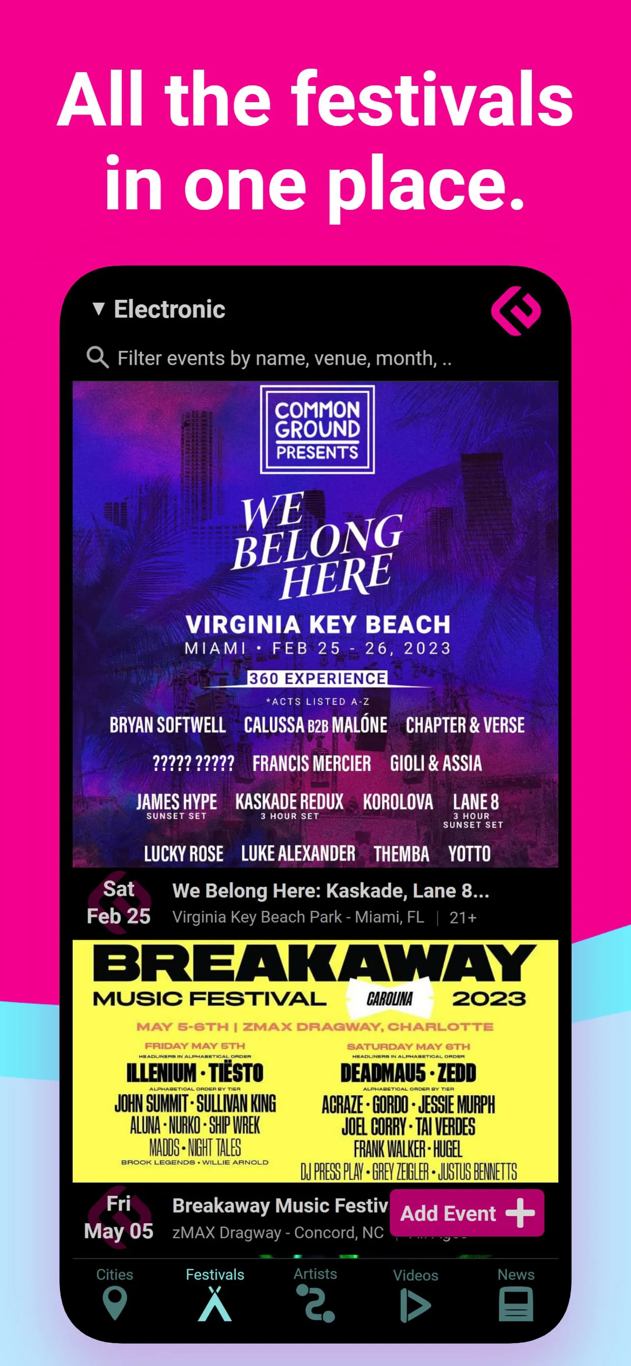 Edmtrain Concerts & Raves