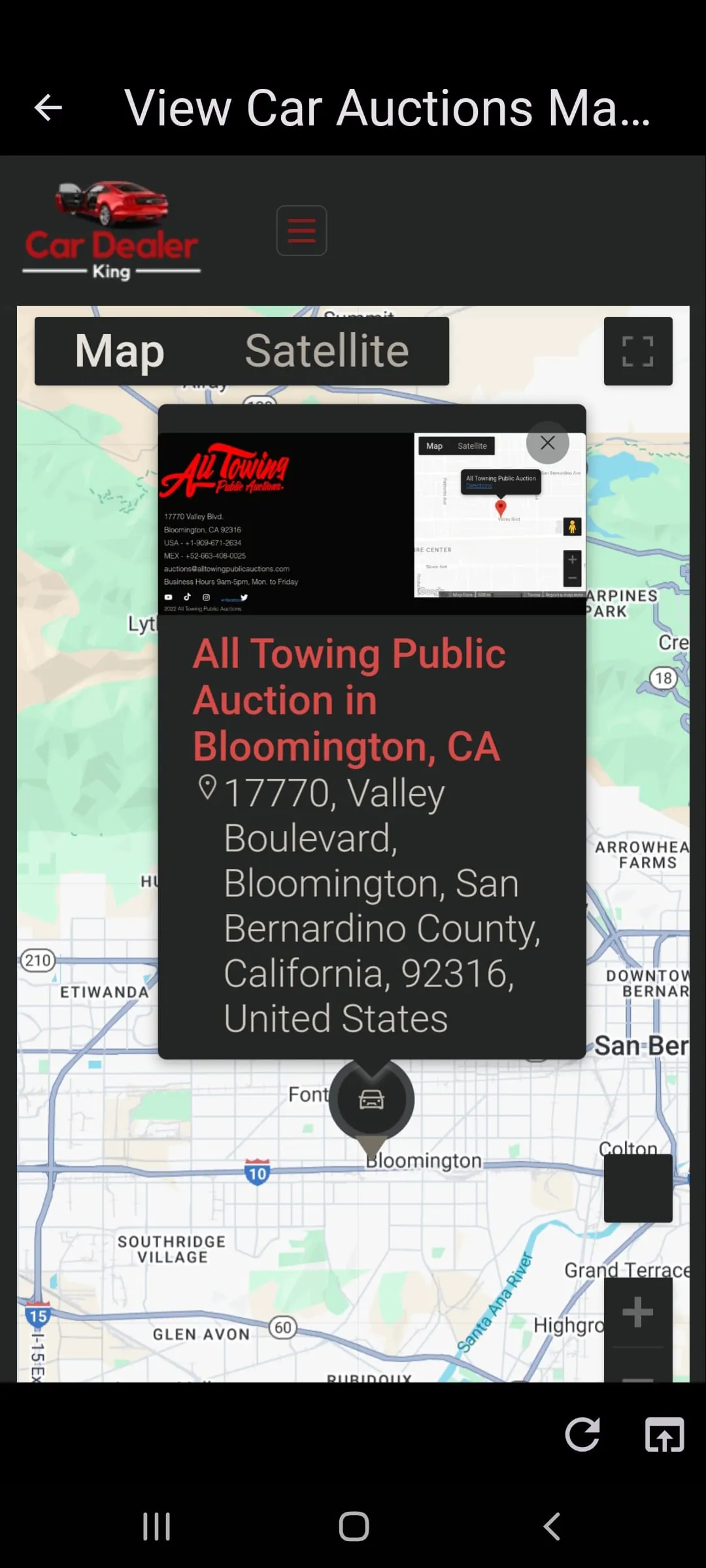 Public Car Auctions App USA